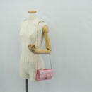 Christian Dior Cannage Miss Dior Chain Bag Leather 2way Pink Auth 159907SAM-25