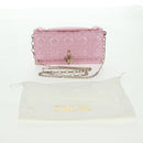 Christian Dior Cannage Miss Dior Chain Bag Leather 2way Pink Auth 159907SAM-13