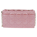 Christian Dior Cannage Miss Dior Chain Bag Leather 2way Pink Auth 159907SAM-3