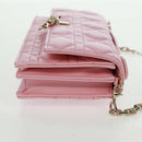 Christian Dior Cannage Miss Dior Chain Bag Leather 2way Pink Auth 159907SAM-5