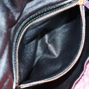 LOUIS VUITTON Monogram Coquette Pochette Bag Satin Leather Pink Auth 159918SAV-10