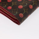 LOUIS VUITTON Monogram Cherry Compact zip Bifold Wallet M95005 LV Auth 159920-11