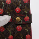 LOUIS VUITTON Monogram Cherry Compact zip Bifold Wallet M95005 LV Auth 159920-13