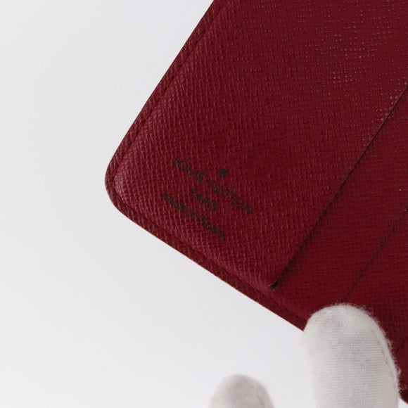 LOUIS VUITTON Monogram Cherry Compact zip Bifold Wallet M95005 LV Auth 159920