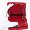 LOUIS VUITTON Monogram Cherry Compact zip Bifold Wallet M95005 LV Auth 159920-18