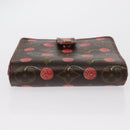 LOUIS VUITTON Monogram Cherry Compact zip Bifold Wallet M95005 LV Auth 159920-5