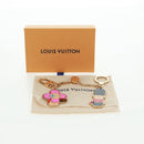 LOUIS VUITTON Monogram Vivienne BFF Christmas Chain Gold M00503 Auth 159921SAM-12