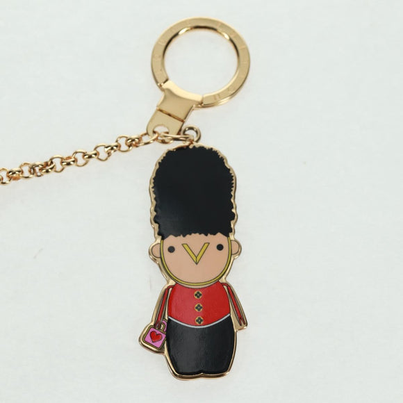LOUIS VUITTON Monogram Vivienne BFF Christmas Chain Gold M00503 Auth 159921SAM