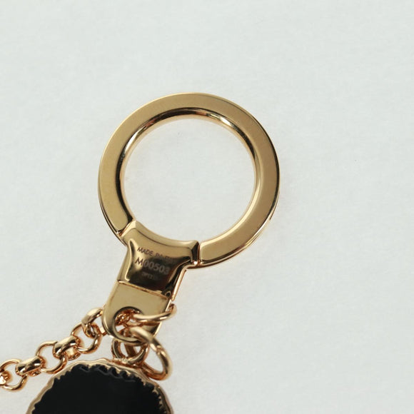 LOUIS VUITTON Monogram Vivienne BFF Christmas Chain Gold M00503 Auth 159921SAM