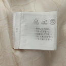 CHANEL Jacket Skirt Setup Tweed White CC Auth 159923V-19