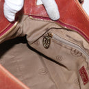 CARTIER Marcello Hand Bag Leather Brown Auth 159935-20