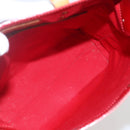 LOUIS VUITTON Monogram Vernis Reade MM Hand Bag Red Rouge M91086 LV Auth 159938-11