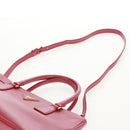 PRADA Galleria Hand Bag Safiano leather 2way Pink Gold Auth 159946-16
