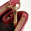 PRADA Galleria Hand Bag Safiano leather 2way Pink Gold Auth 159946-22