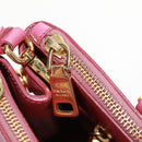 PRADA Galleria Hand Bag Safiano leather 2way Pink Gold Auth 159946-26