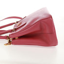 PRADA Galleria Hand Bag Safiano leather 2way Pink Gold Auth 159946-3