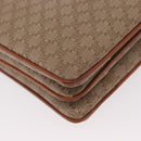 CELINE Macadam Canvas Hand Bag PVC Beige Gold Auth 159948-12