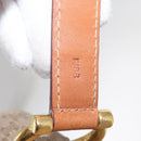 CELINE Macadam Canvas Hand Bag PVC Beige Gold Auth 159948-22