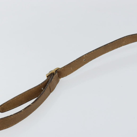 GUCCI GG Plus Supreme Web Sherry Line Shoulder Bag PVC Beige Gold Auth 159949