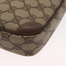 GUCCI GG Supreme Shoulder Bag PVC Beige Gold 007 115 6423 Auth 159950-10
