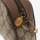 GUCCI GG Supreme Shoulder Bag PVC Beige Gold 007 115 6423 Auth 159950-14