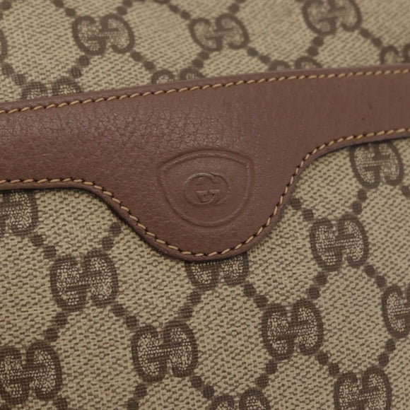 GUCCI GG Supreme Shoulder Bag PVC Beige Gold 007 115 6423 Auth 159950