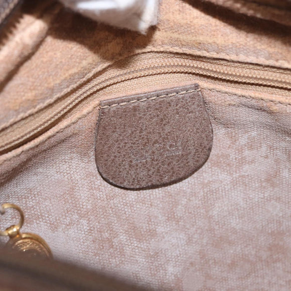 GUCCI GG Supreme Shoulder Bag PVC Beige Gold 007 115 6423 Auth 159950