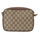 GUCCI GG Supreme Shoulder Bag PVC Beige Gold 007 115 6423 Auth 159950-3