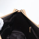 GUCCI GG Supreme Hand Bag PVC Leather Outlet White Gold 264210 Auth 159960-18