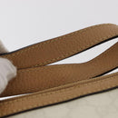 GUCCI GG Supreme Hand Bag PVC Leather Outlet White Gold 264210 Auth 159960-8