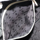 GUCCI Horsebit Boston Bag Leather Gold White Auth 159962-21