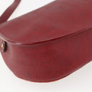 Christian Dior Trotter Canvas Shoulder Bag PVC Red Gold Auth 159963-16