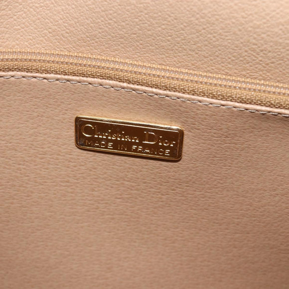 Christian Dior Trotter Canvas Shoulder Bag PVC Red Gold Auth 159963