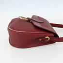 Christian Dior Trotter Canvas Shoulder Bag PVC Red Gold Auth 159963-4