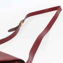 Christian Dior Trotter Canvas Shoulder Bag PVC Red Gold Auth 159963-8