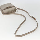 Salvatore Ferragamo Vala Shoulder Bag Nylon Beige Gold Auth 159964-7