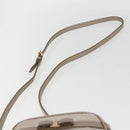 Salvatore Ferragamo Vala Shoulder Bag Nylon Beige Gold Auth 159964-8