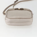 Salvatore Ferragamo Vala Shoulder Bag Nylon Beige Gold Auth 159964-9