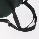 PRADA Backpack Nylon Green Silver Auth 159970-9