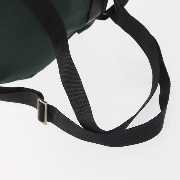 PRADA Backpack Nylon Green Silver Auth 159970