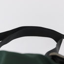 PRADA Backpack Nylon Green Silver Auth 159970-16