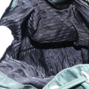 PRADA Backpack Nylon Green Silver Auth 159970-26