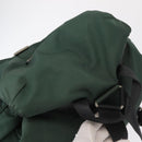PRADA Backpack Nylon Green Silver Auth 159970-6