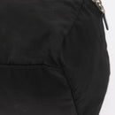 PRADA Hand Bag Nylon Silver Black Auth 159971-16