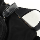PRADA Shoulder Bag Nylon Silver Black Auth 159972-8