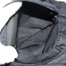 PRADA Shoulder Bag Nylon Silver Black Auth 159972-19