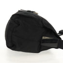 PRADA Shoulder Bag Nylon Silver Black Auth 159972-4