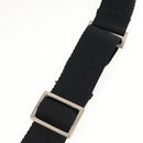 PRADA Shoulder Bag Nylon Silver Black Auth 159972-14