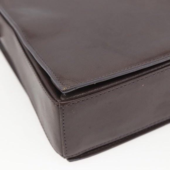 GUCCI Shoulder Bag Leather Brown 007 2014 3444 Auth 159973