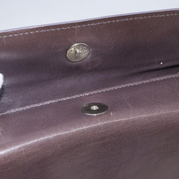 GUCCI Shoulder Bag Leather Brown 007 2014 3444 Auth 159973